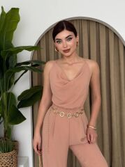 Darcy Sırt Dekolteli Tulum